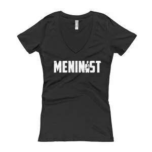 Women’s Meninist V-Neck T-shirt